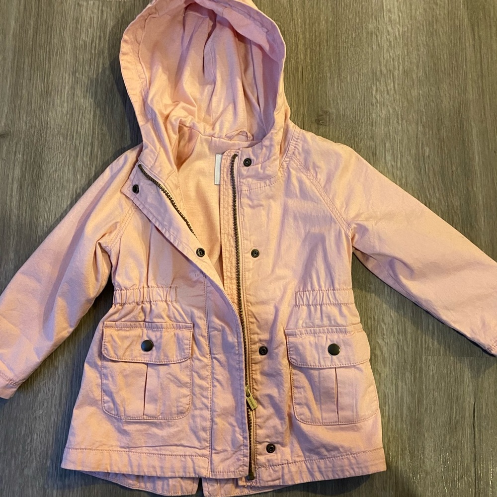Old Navy pink utility jacket - toddler